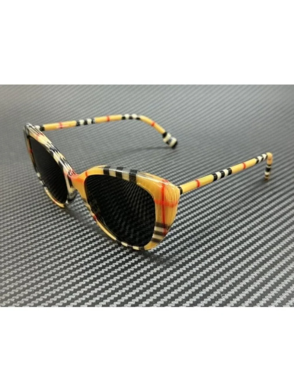 New Burberry Women Vintage Check Sunglasses 54-17-140